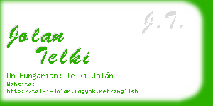 jolan telki business card